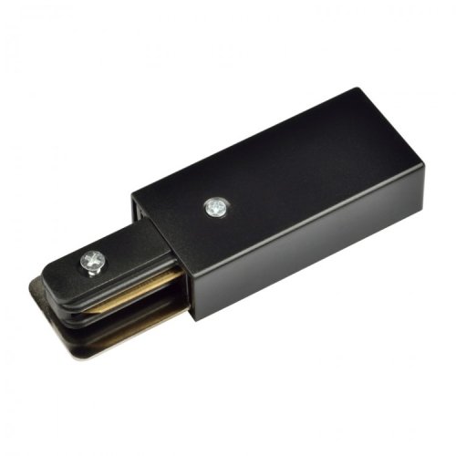 Ввод питания для шинопровода однофазный 220В Volpe UBX-Q121 K01 Черный 74х34мм картинка 